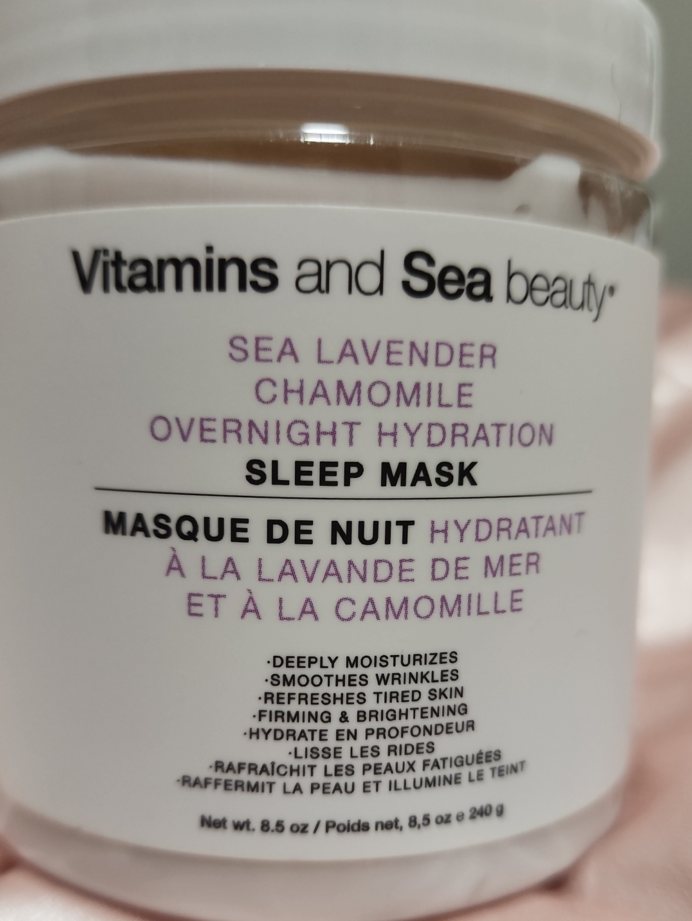 Sea Lavender Chamomile Overnight Hydration Sleep Mask - Lavender